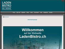 Tablet Screenshot of ladenbistro.ch